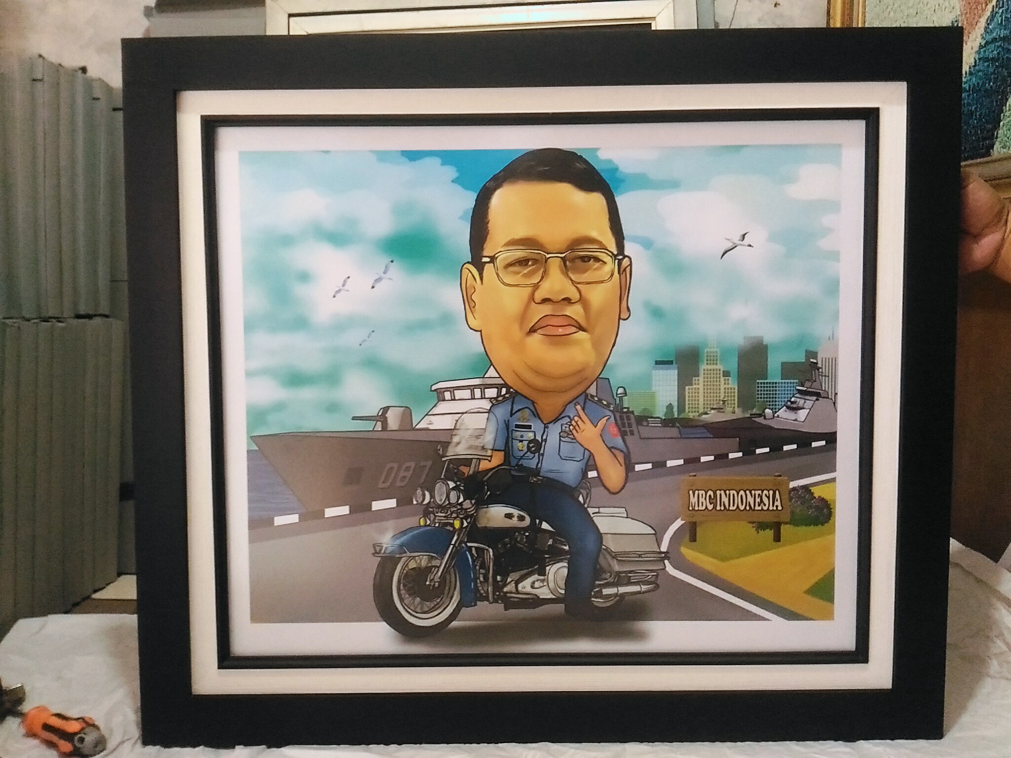 Detail Lukisan Foto Karikatur Nomer 24