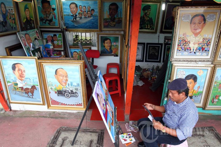 Detail Lukisan Foto Karikatur Nomer 27