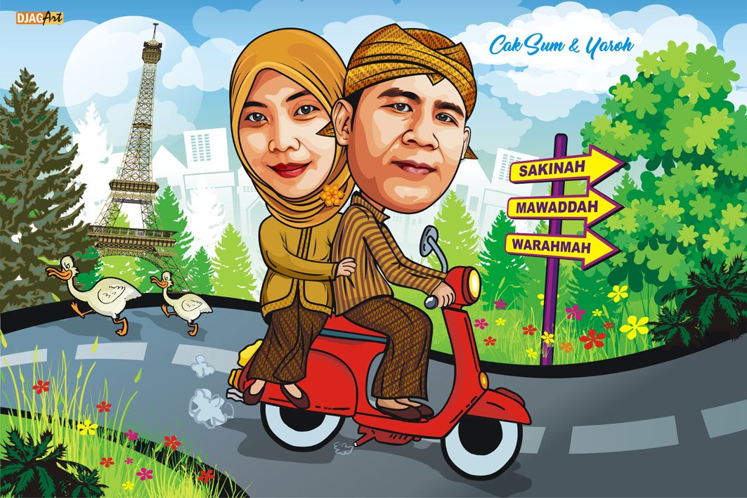 Detail Lukisan Foto Karikatur Nomer 42