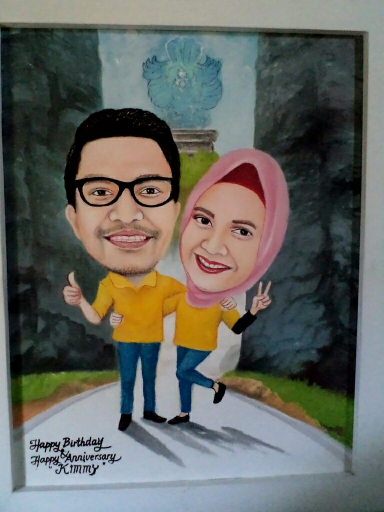 Detail Lukisan Foto Karikatur Nomer 8