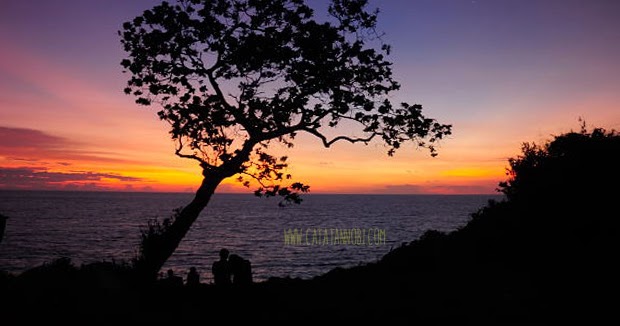 Detail Pemandangan Senja Di Pantai Nomer 35