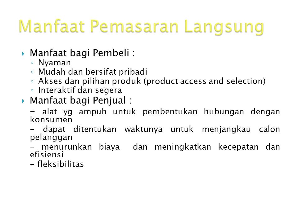 Detail Pemasaran Tidak Langsung Nomer 40