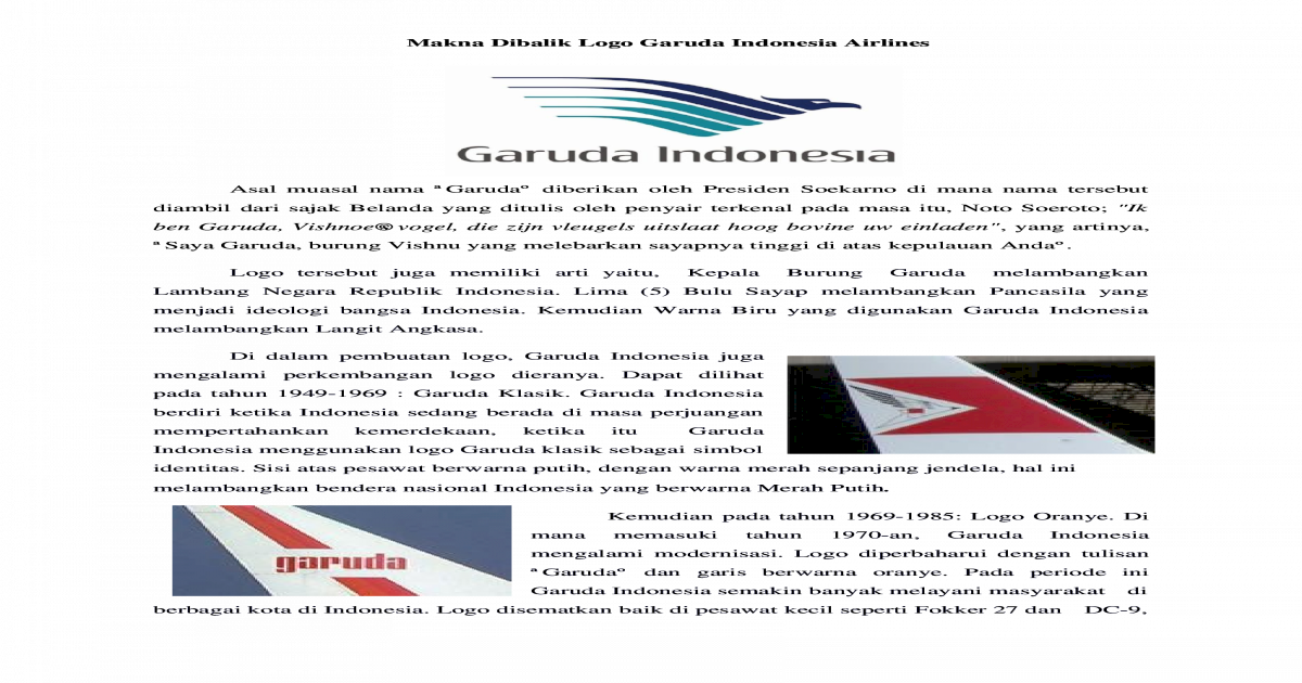 Detail Pembuat Logo Garuda Indonesia Nomer 56