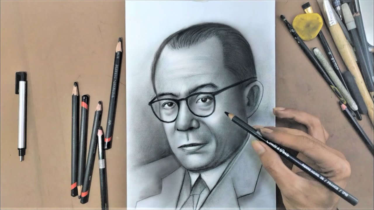 Detail Lukisan Gambar Mohammad Hatta Nomer 10