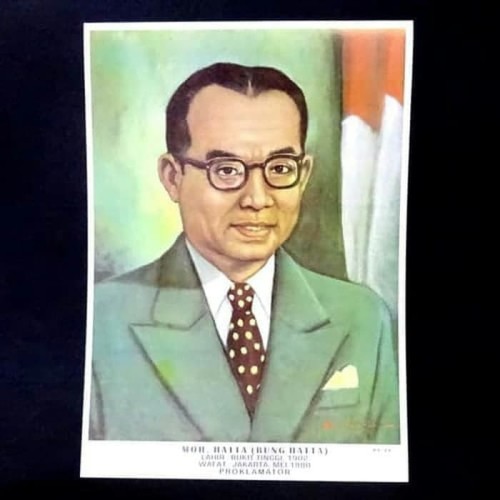 Detail Lukisan Gambar Mohammad Hatta Nomer 14