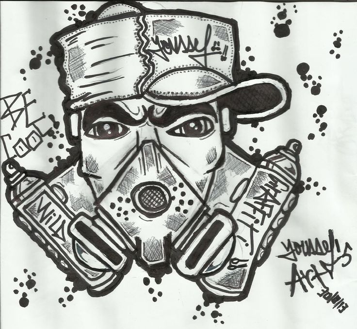 Detail Lukisan Grafiti Pensil Nomer 2