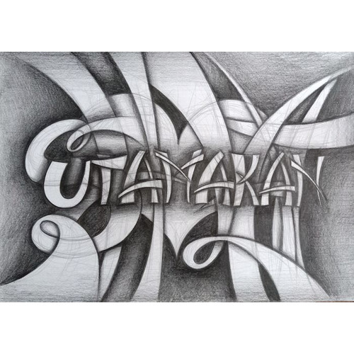 Detail Lukisan Grafiti Pensil Nomer 5