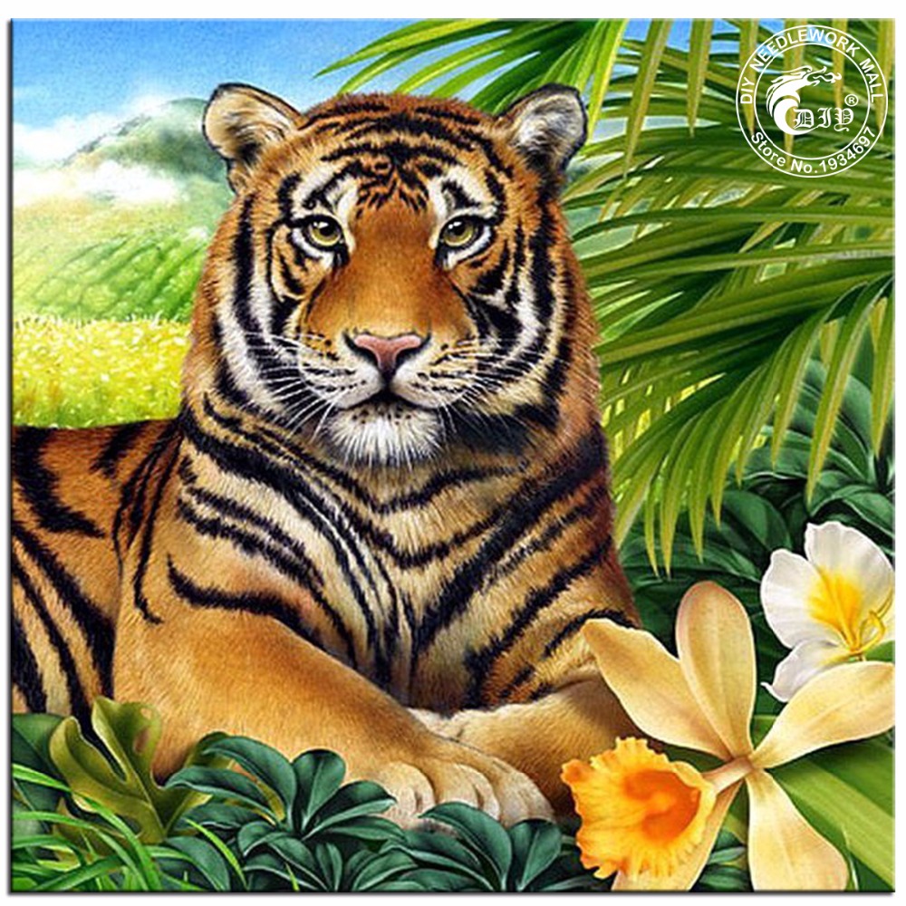 Detail Lukisan Harimau 3d Nomer 32