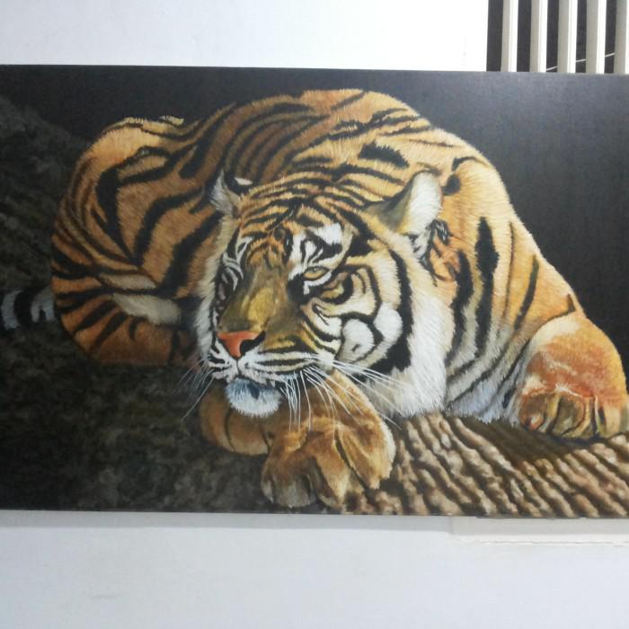 Detail Lukisan Harimau 3d Nomer 35
