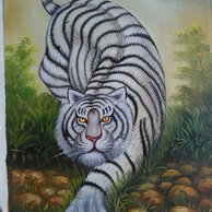 Detail Lukisan Harimau Pensil Nomer 34