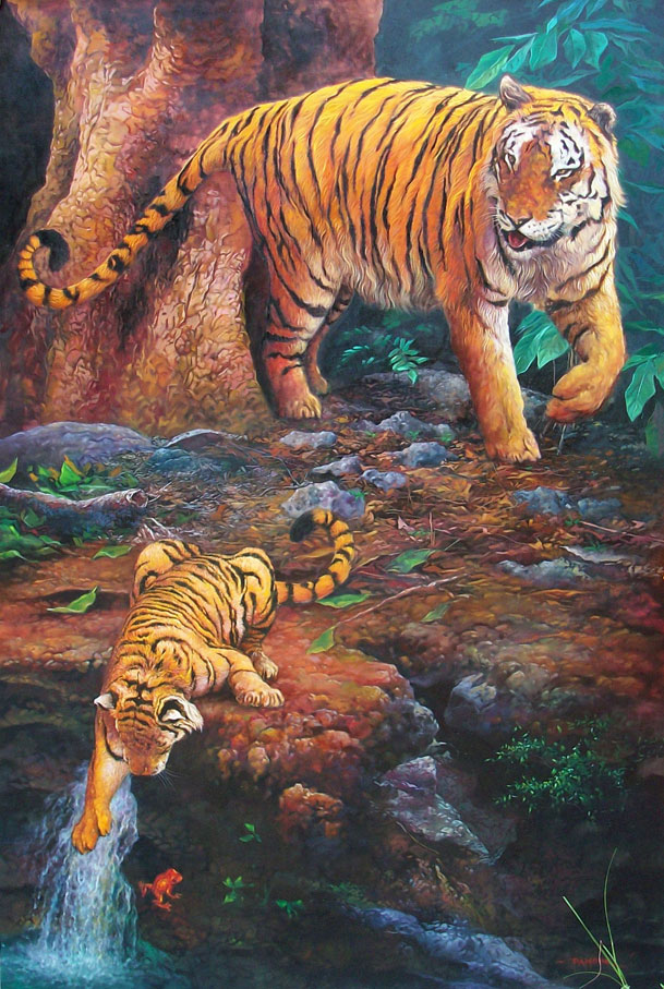 Detail Lukisan Harimau Termahal Nomer 43