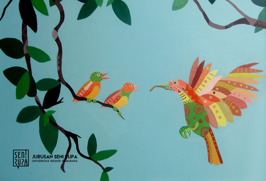 Detail Lukisan Hewan Burung Nomer 4