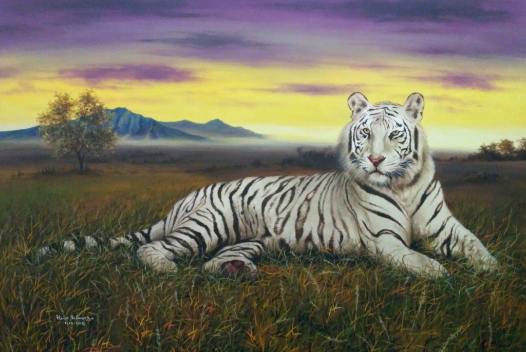 Detail Lukisan Hewan Gambar Harimau Nomer 12