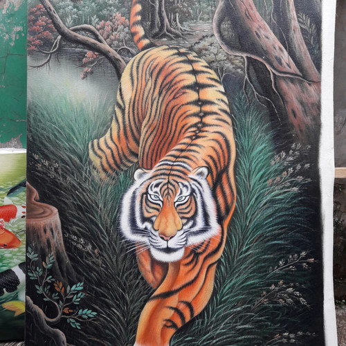 Detail Lukisan Hewan Gambar Harimau Nomer 43