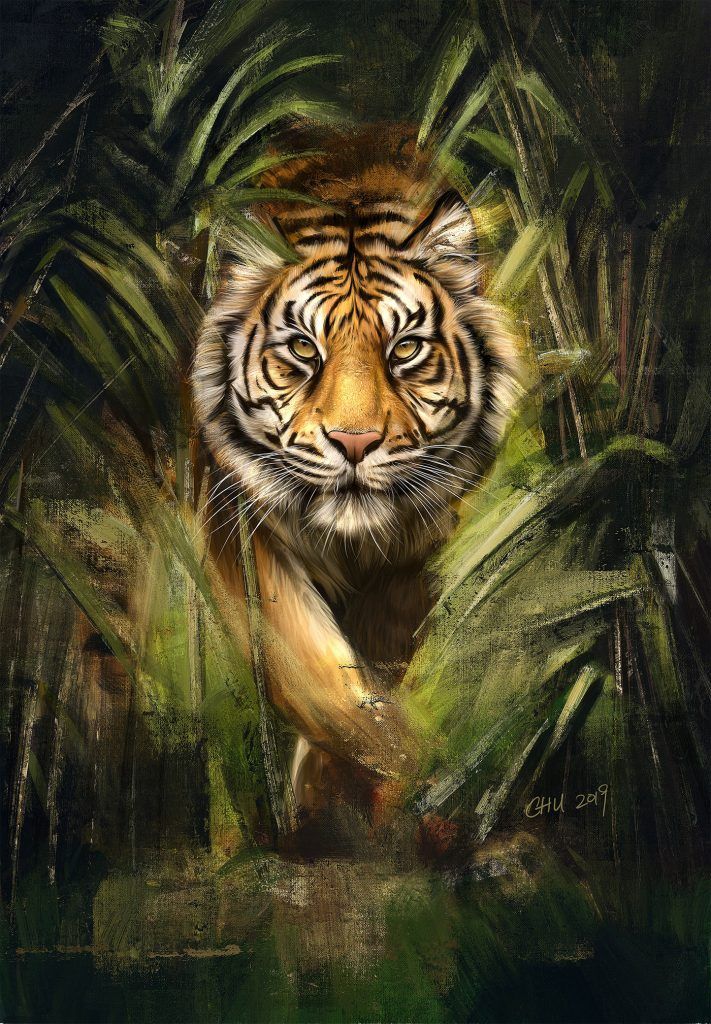Detail Lukisan Hewan Gambar Harimau Nomer 46