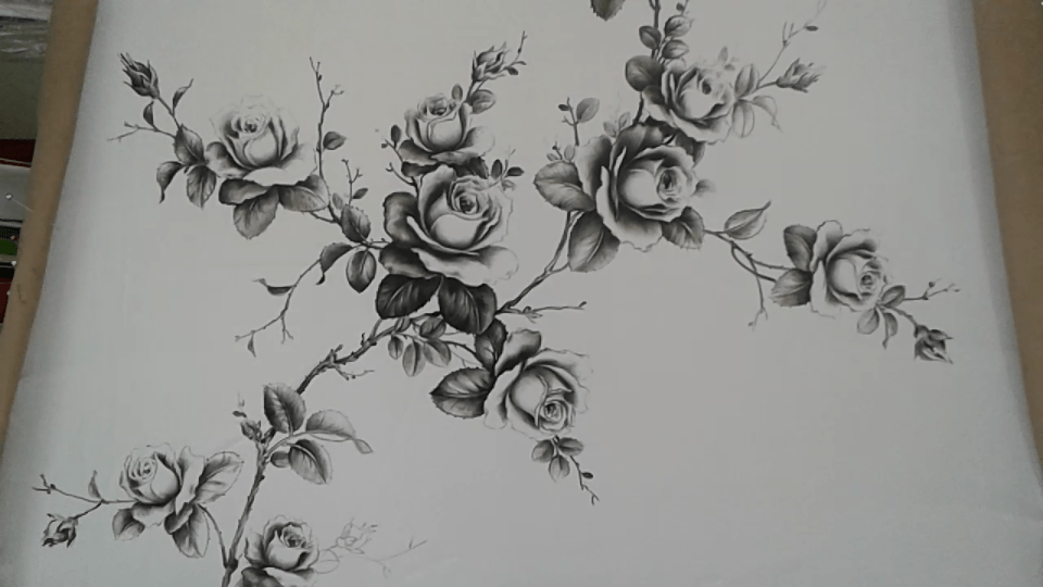 Detail Lukisan Hitam Putih Bunga Nomer 22