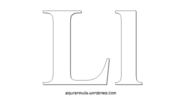 Detail Lukisan Huruf Abjad Nomer 35