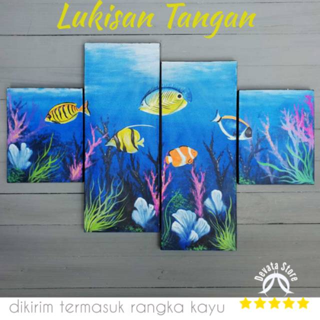 Detail Lukisan Ikan Di Laut Nomer 15