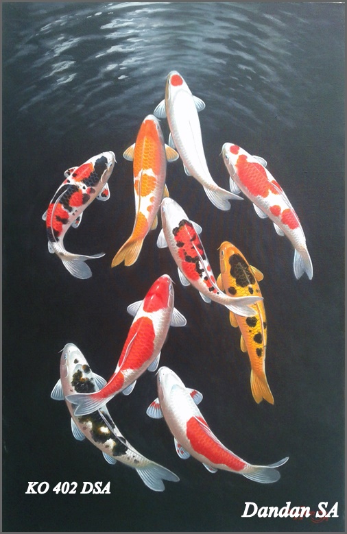 Detail Lukisan Ikan Koi Terbagus Nomer 20