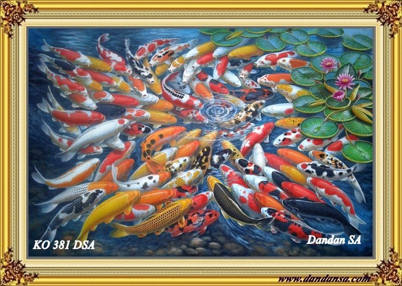 Detail Lukisan Ikan Koi Terbagus Nomer 24