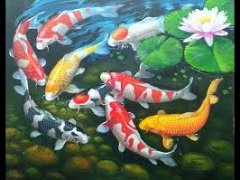 Detail Lukisan Ikan Koi Terbagus Nomer 47