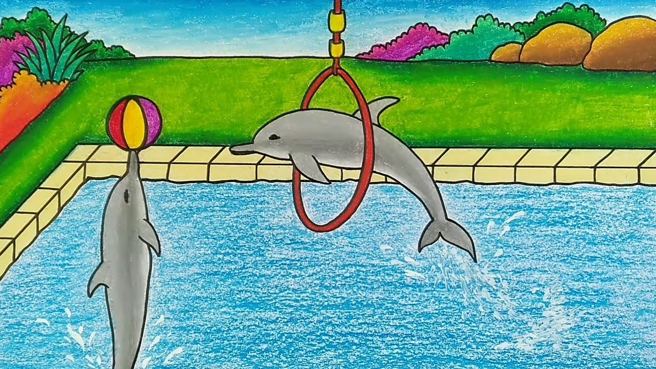 Detail Lukisan Ikan Lumba Lumba Nomer 47