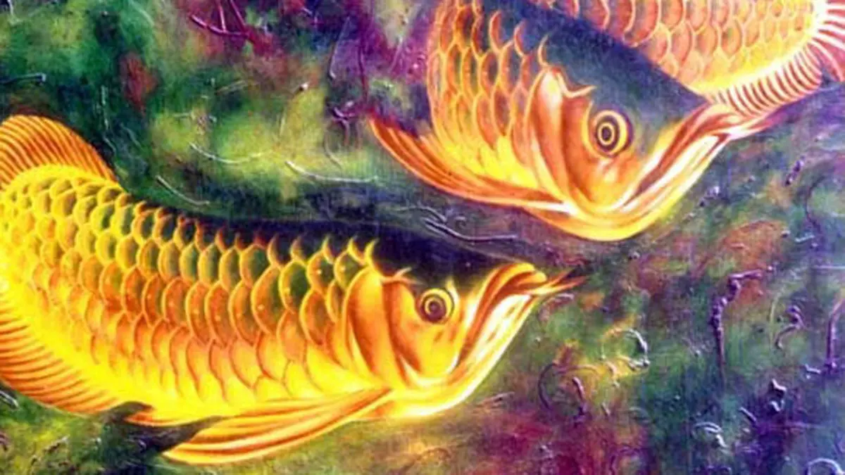 Detail Lukisan Ikan Mas Nomer 10