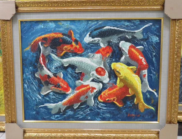 Detail Lukisan Ikan Mas Nomer 35
