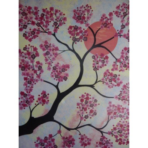 Detail Lukisan Jepang Bunga Sakura Nomer 5