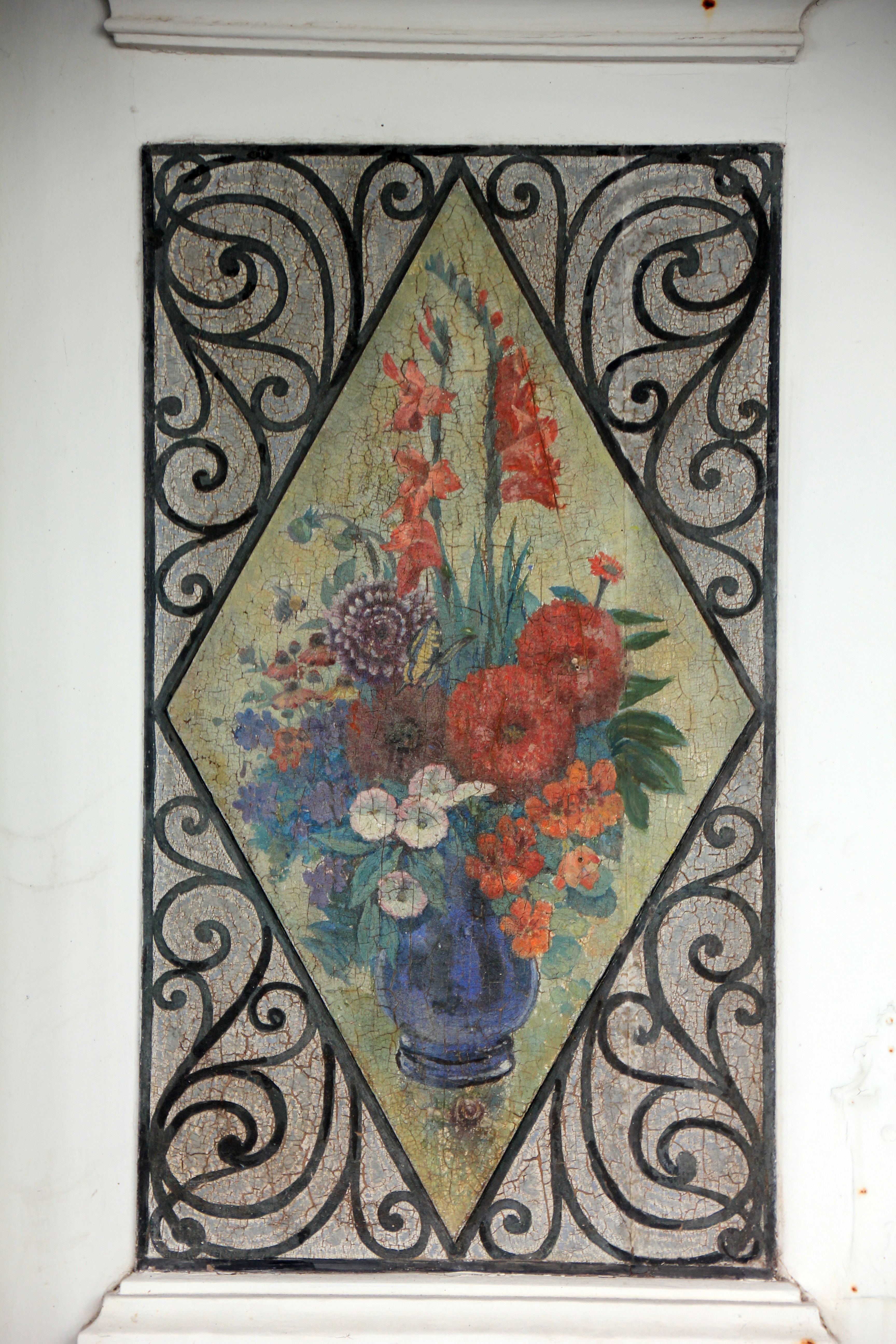 Detail Lukisan Kaca Bunga Nomer 35