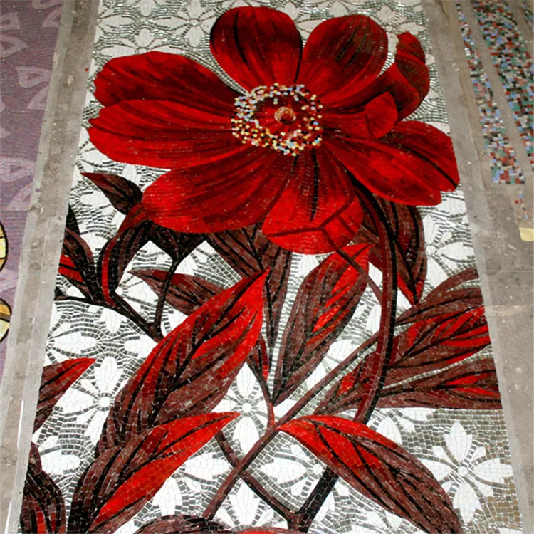 Detail Lukisan Kaca Bunga Nomer 49
