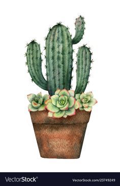 Detail Lukisan Kaktus Pinterest Nomer 2