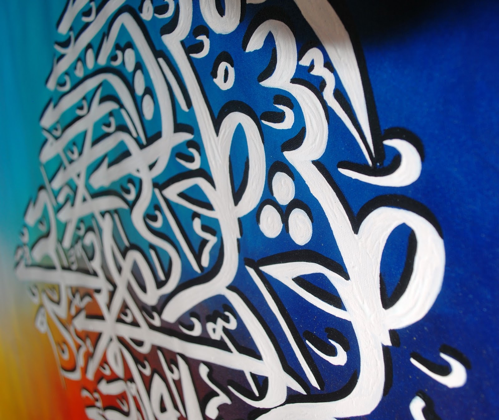 Detail Lukisan Kaligrafi Islam Art Nomer 42