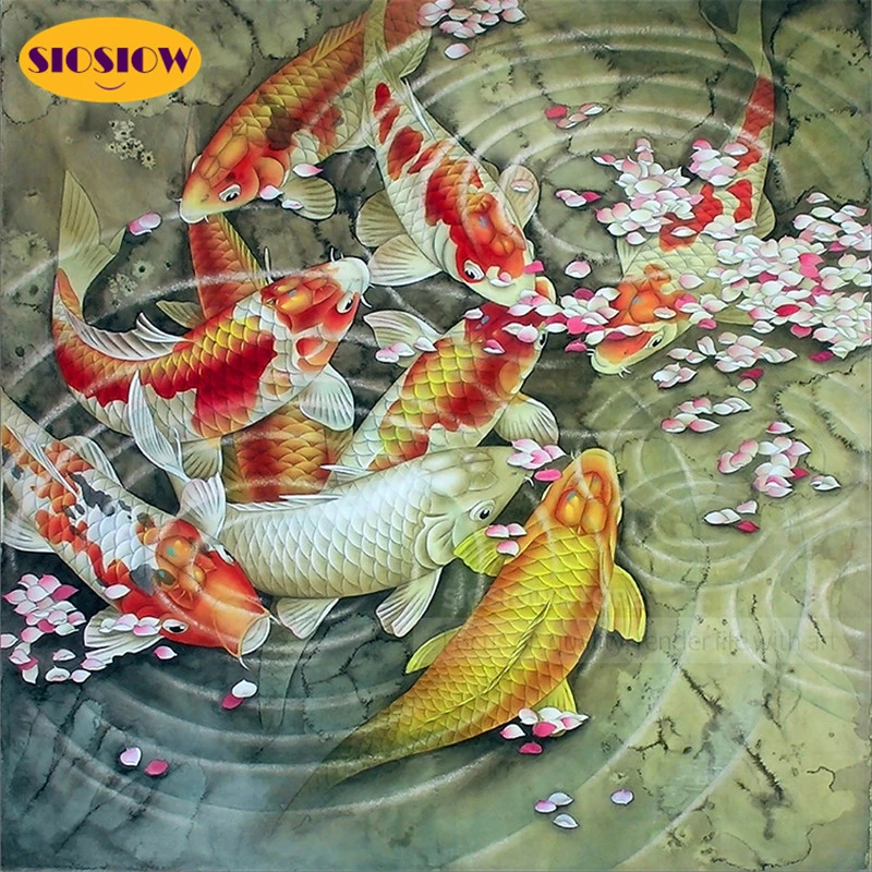 Detail Lukisan Koi 3d Nomer 28