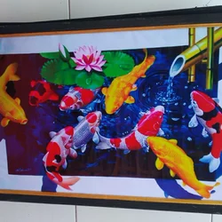 Detail Lukisan Koi 3d Nomer 29