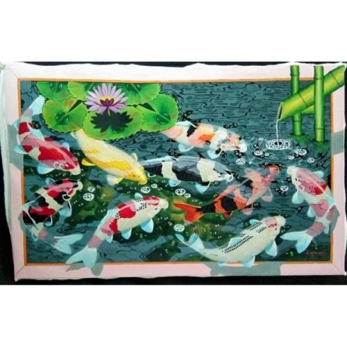Detail Lukisan Koi 3d Nomer 48