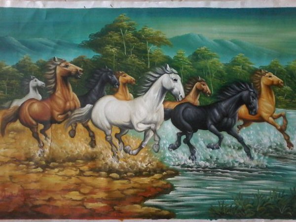 Detail Lukisan Kuda Lari Nomer 19