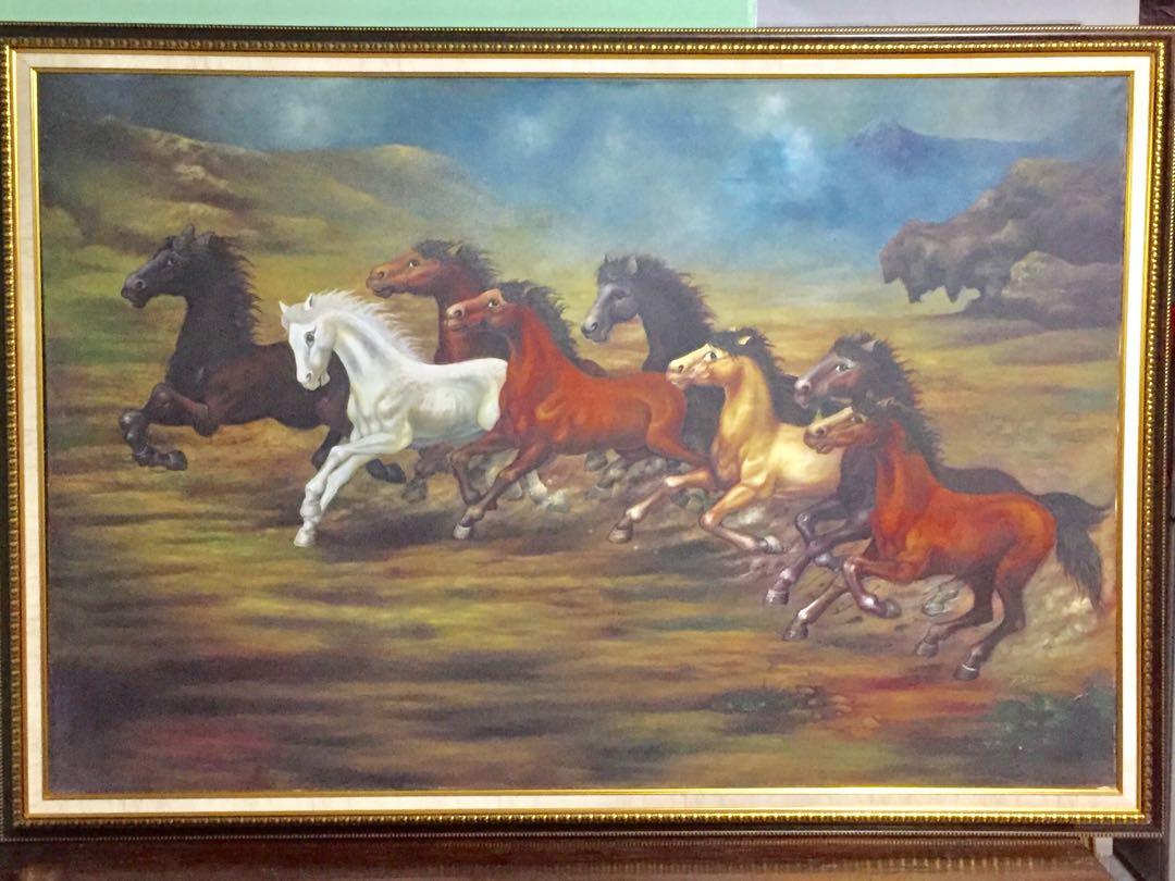 Detail Lukisan Kuda Lari Nomer 48