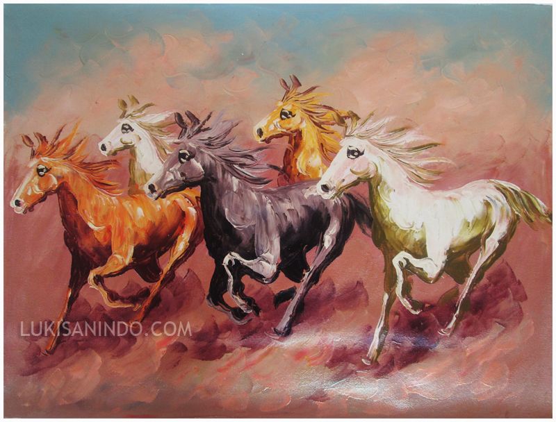 Detail Lukisan Kuda Liar Nomer 34