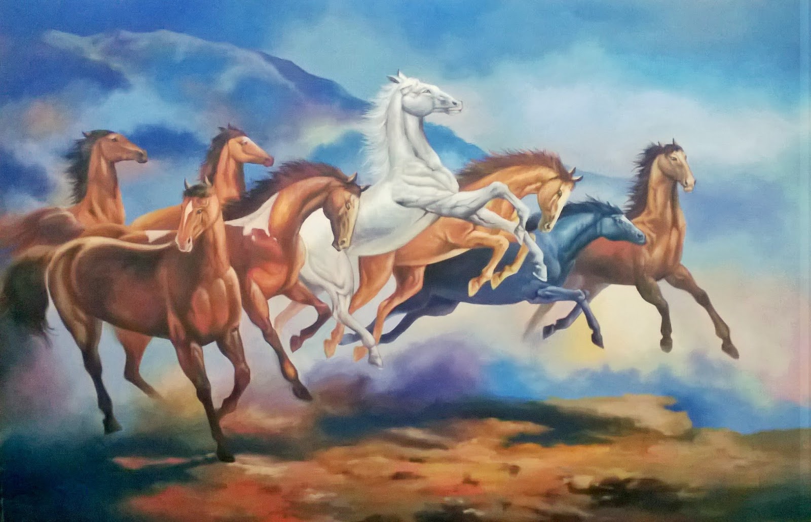 Detail Lukisan Kuda Termahal Nomer 6
