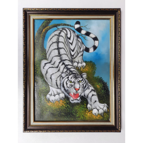 Detail Lukisan Macan Putih Nomer 18