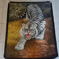 Detail Lukisan Macan Putih Nomer 19
