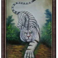 Detail Lukisan Macan Putih Nomer 48