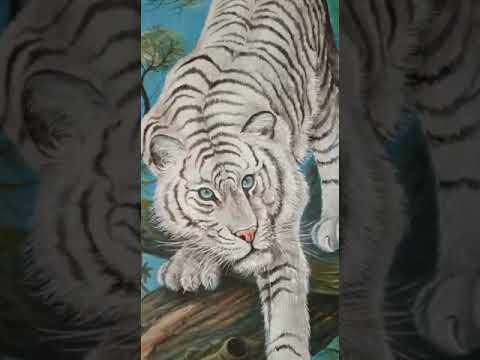 Detail Lukisan Macan Putih Nomer 53