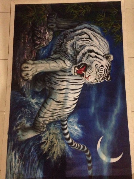 Detail Lukisan Macan Putih Nomer 54