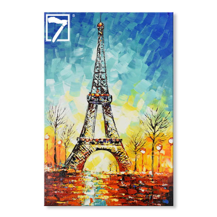 Detail Lukisan Menara Eiffel Paris Nomer 30