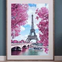 Detail Lukisan Menara Eiffel Paris Nomer 33