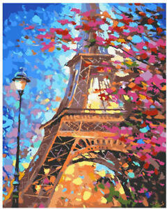 Detail Lukisan Menara Eiffel Paris Nomer 35