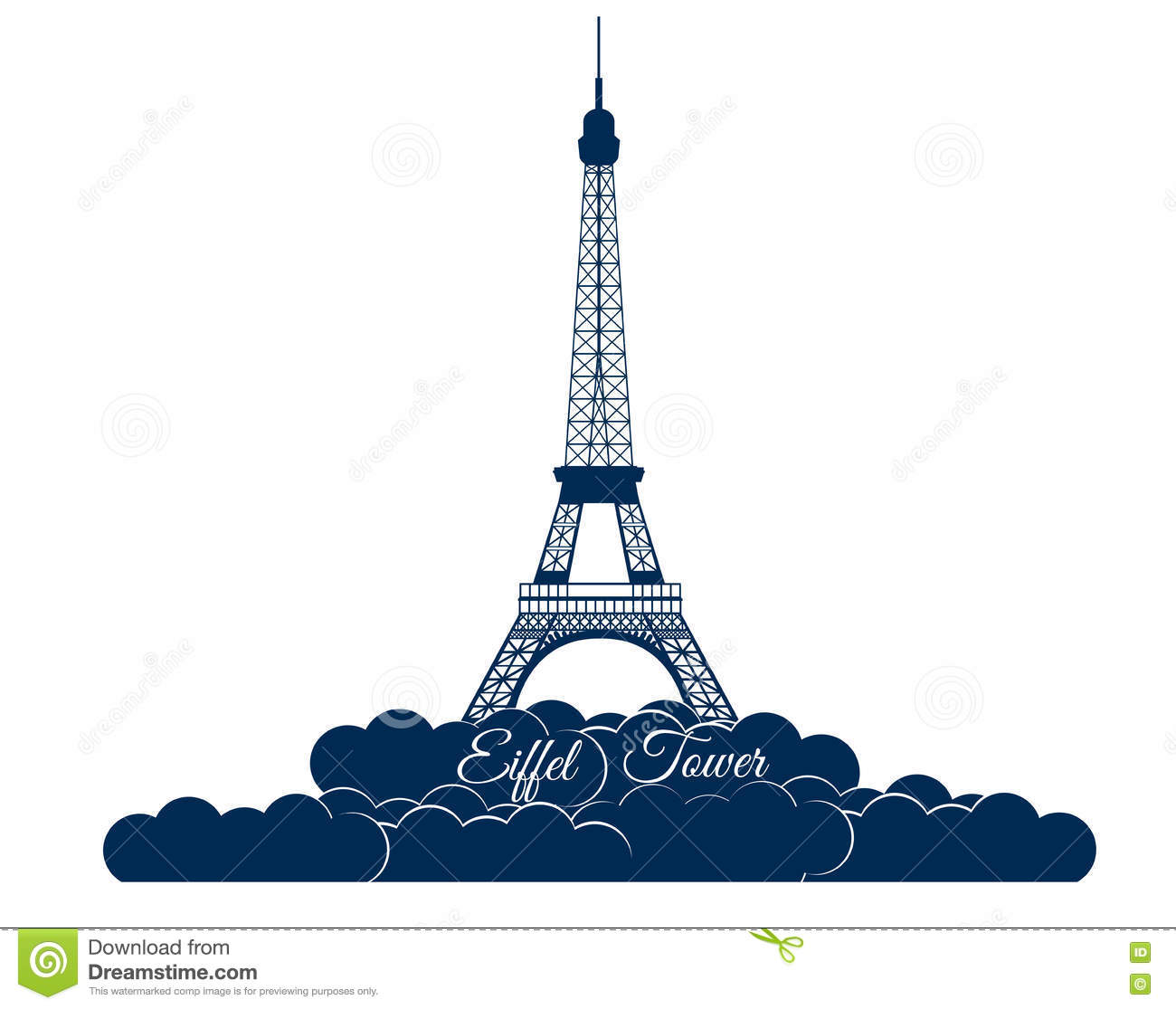 Detail Lukisan Menara Eiffel Paris Nomer 50