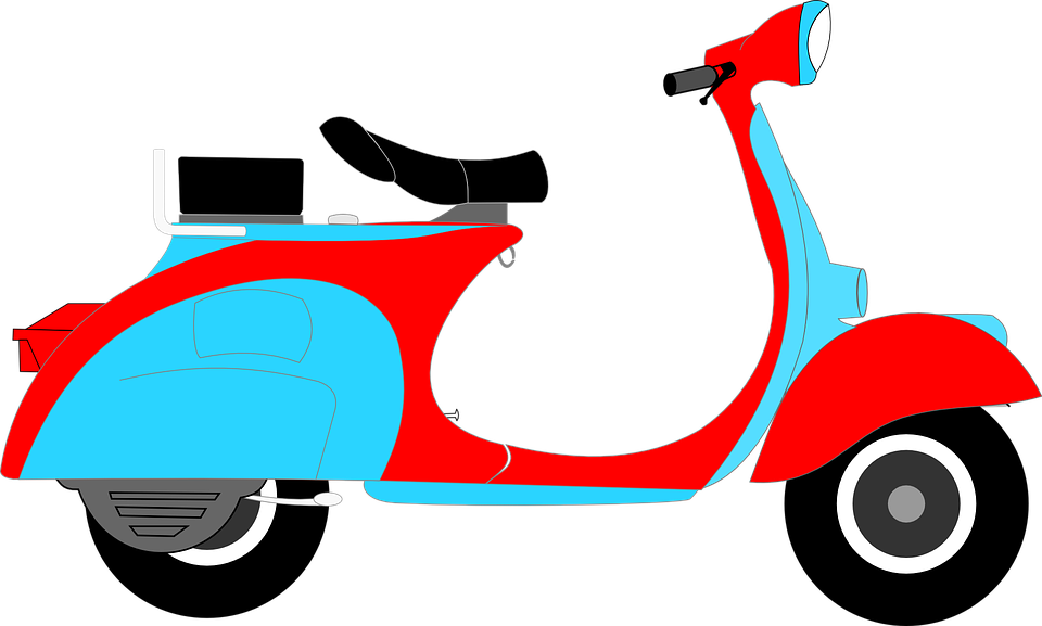 Detail Lukisan Motor Vespa Nomer 15